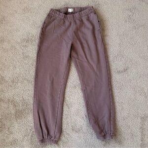 Women's Casual Jogger Pants in Mauve Size M